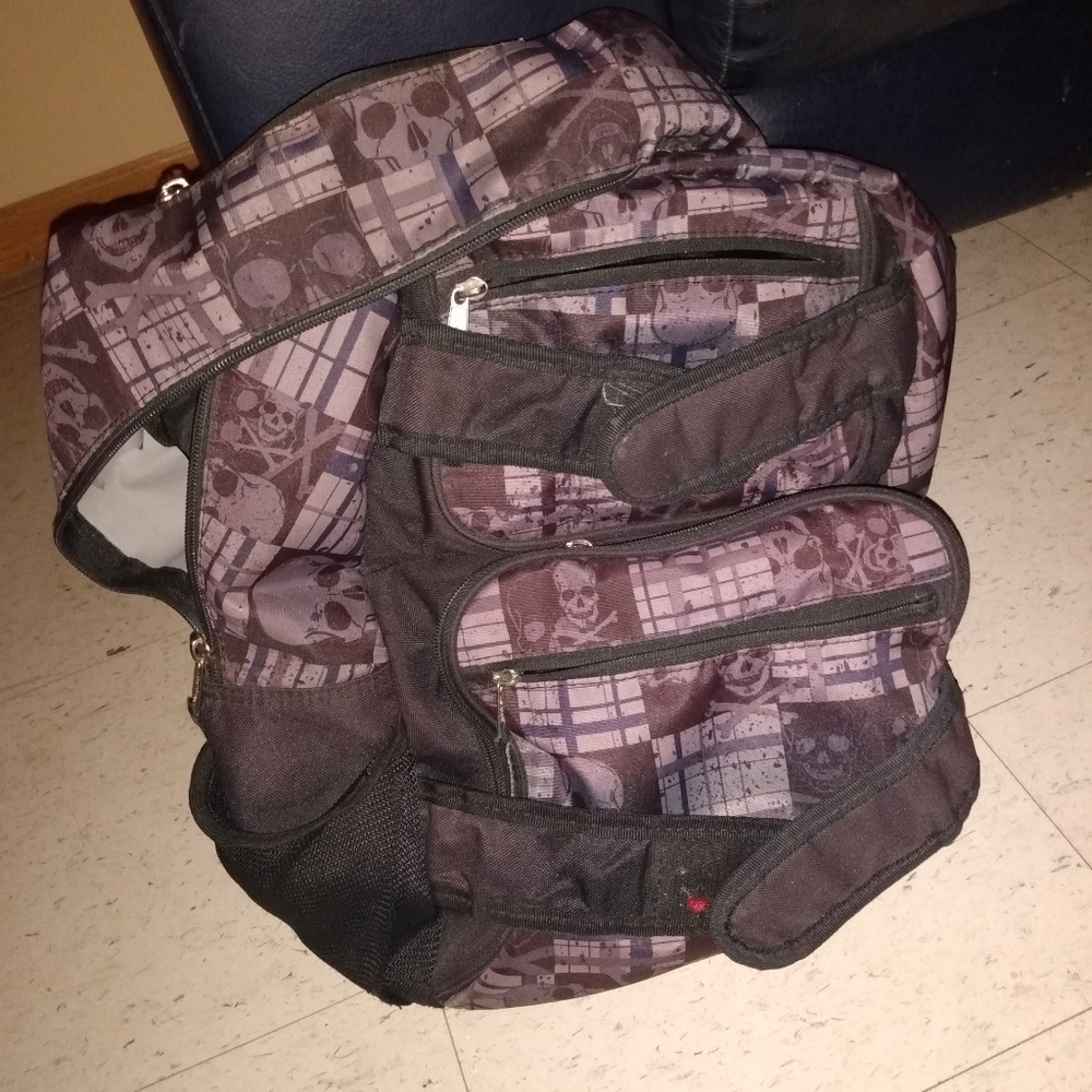 Skateboard book bag Carrier